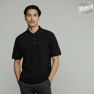 เสื้อโปโลพรีเมียม ชาย หญิง สีดำทรงสวย ผ้าเย็นใส่สบาย ไม่ยับง่าย ใส่ได้ทุกโอกาส