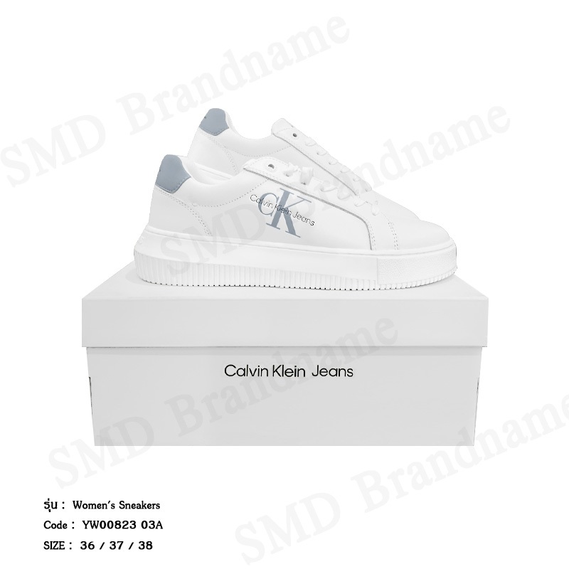 Calvin Klein Jeans รองเท้าผ้าใบผู้หญิง รุ่น Women's Sneakers Code: YW00823 03A