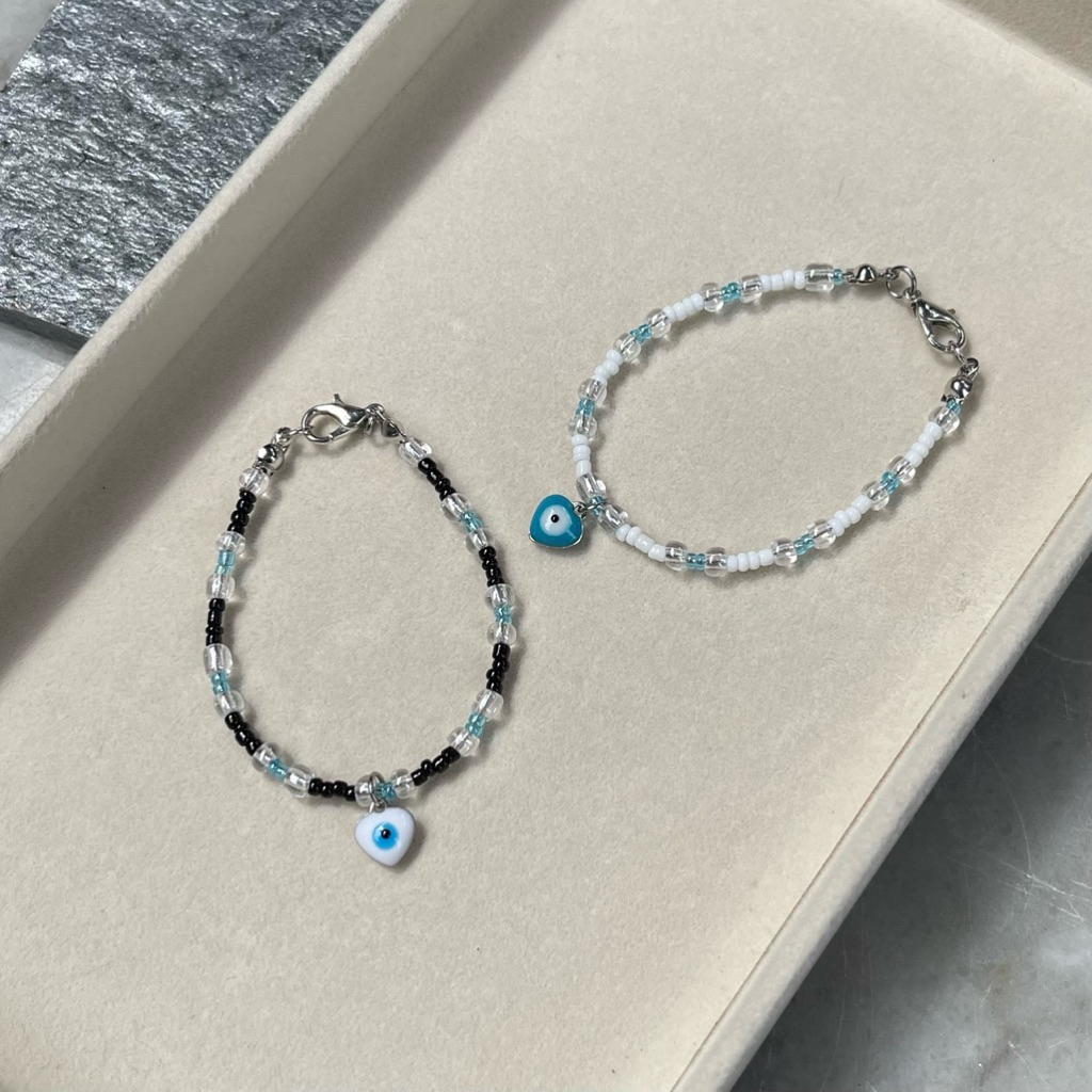 (อุดหนุนงานไทย) กำไลข้อมือ สร้อยข้อมือ น่ารักๆ 🧿 nazar evil eye เครื่องประดับแฟชั่น