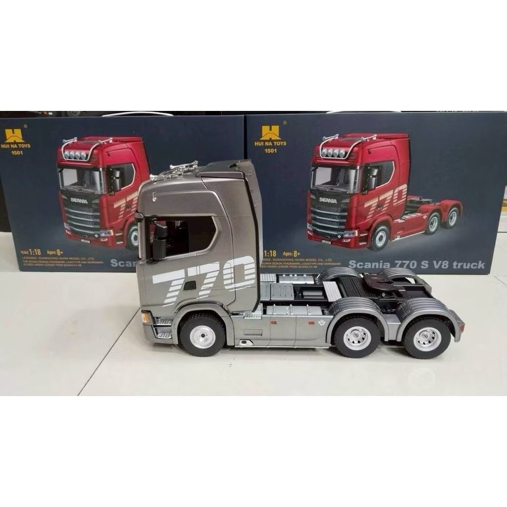 รถบรรทุกหัวลากบังคับ KABOLiTE SCANIA K770S 6X6 1/14 Tractor Truck huina1501