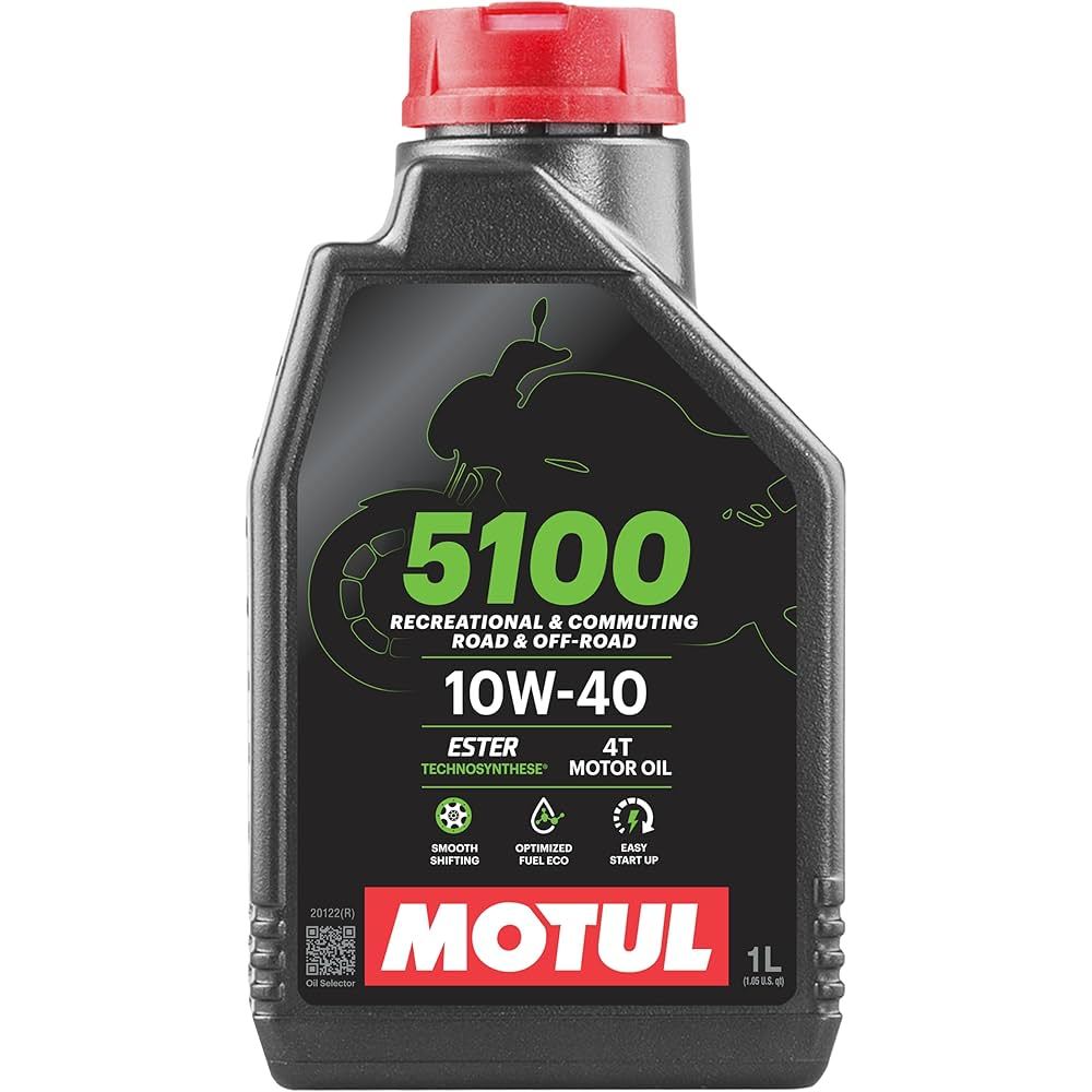 น้ำมันเครื่อง MOTUL 5100 10W-40 1ลิตร สำหรับรถเครื่องยนต์ 4 จังหวะ