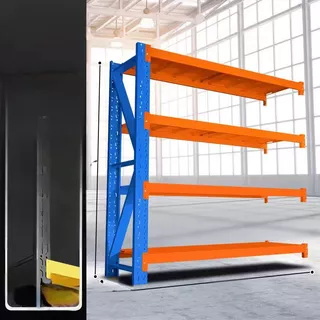 Shelf ชั้นวางของ ชั้นเหล็ก ชั้้นเก็บสินค้า โกดังคลังสินค้า รับน้ำหนัก 150-200กก/ชั้น ขนาด 200*60*200