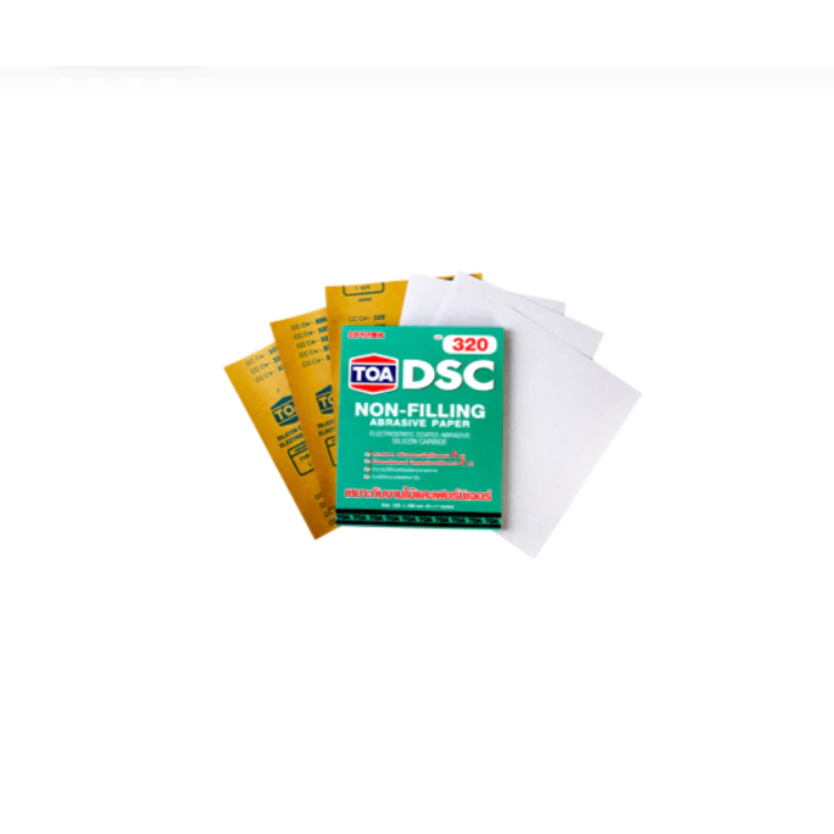 ทีโอเอ DSC กระดาษทรายขัดแห้ง (ยูรีเทน) ทรายนม แบ่งแผ่นขาย