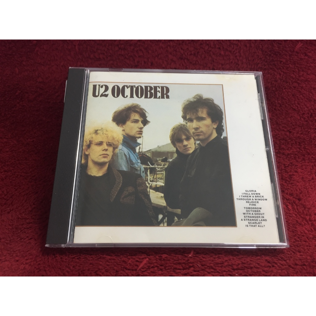 CD U2 – October สภาพตามปก CA17-108