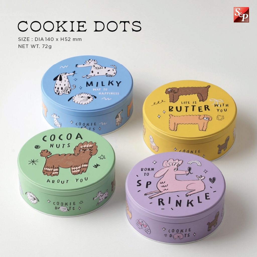 S&P Cookies Dots คุกกี้ดอทส์ 4 รสชาติ