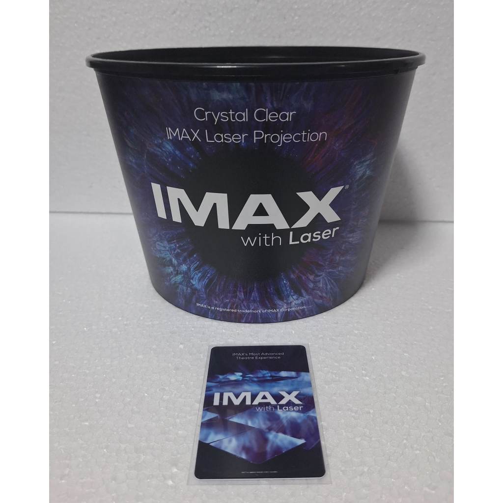 ถังป๊อบคอร์น IMAX และการ์ด IMAX ลายเชียงใหม่ จากโรงหนังเมเจอร์ หายากน่าสะสม