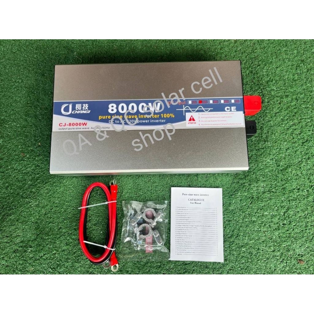 อินเวอร์เตอร์ 24V แปลงไฟออก 220v 8000w(CJ) ,อินเวอร์เตอร์ตัวแปลงไฟแบตเตอรี่(เพรียวซ้ายเวฟ)