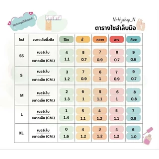 ฟรีกาว เล็บปลอมสำเร็จรูป เล็บทรงอัลมอนด์สั้น ไซส์S/M