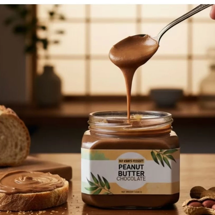 เนยถั่ว"คลีน"รสช็อกโกแลต(PEANUT BUTTER - Chocolate) 200 g.|ไม่มีน้ำตาลน้ำมันเกลือวัตถุกันเสีย