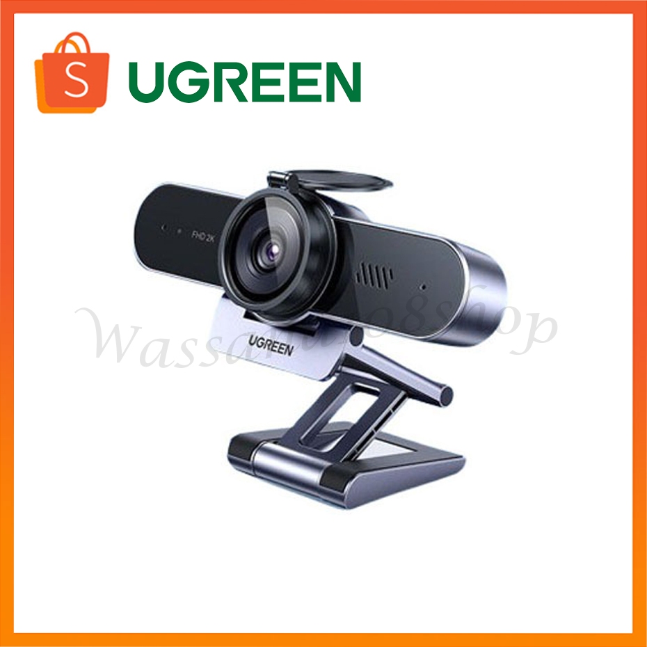 UGREEN 45644 USB Webcam 2K HD Mini Webcam For Laptop Computer Web Camera Dual Microphones With Speak