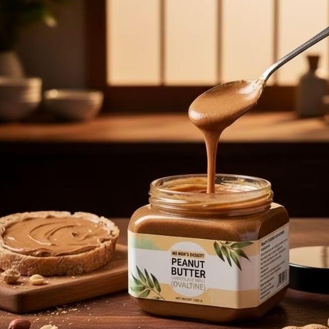 เนยถั่ว"คลีน"รสช็อกโกแลต มอลต์ (PEANUT BUTTER - Chocolate malt) 200 g.|ไม่มีน้ำมันเกลือวัตถุกันเสีย