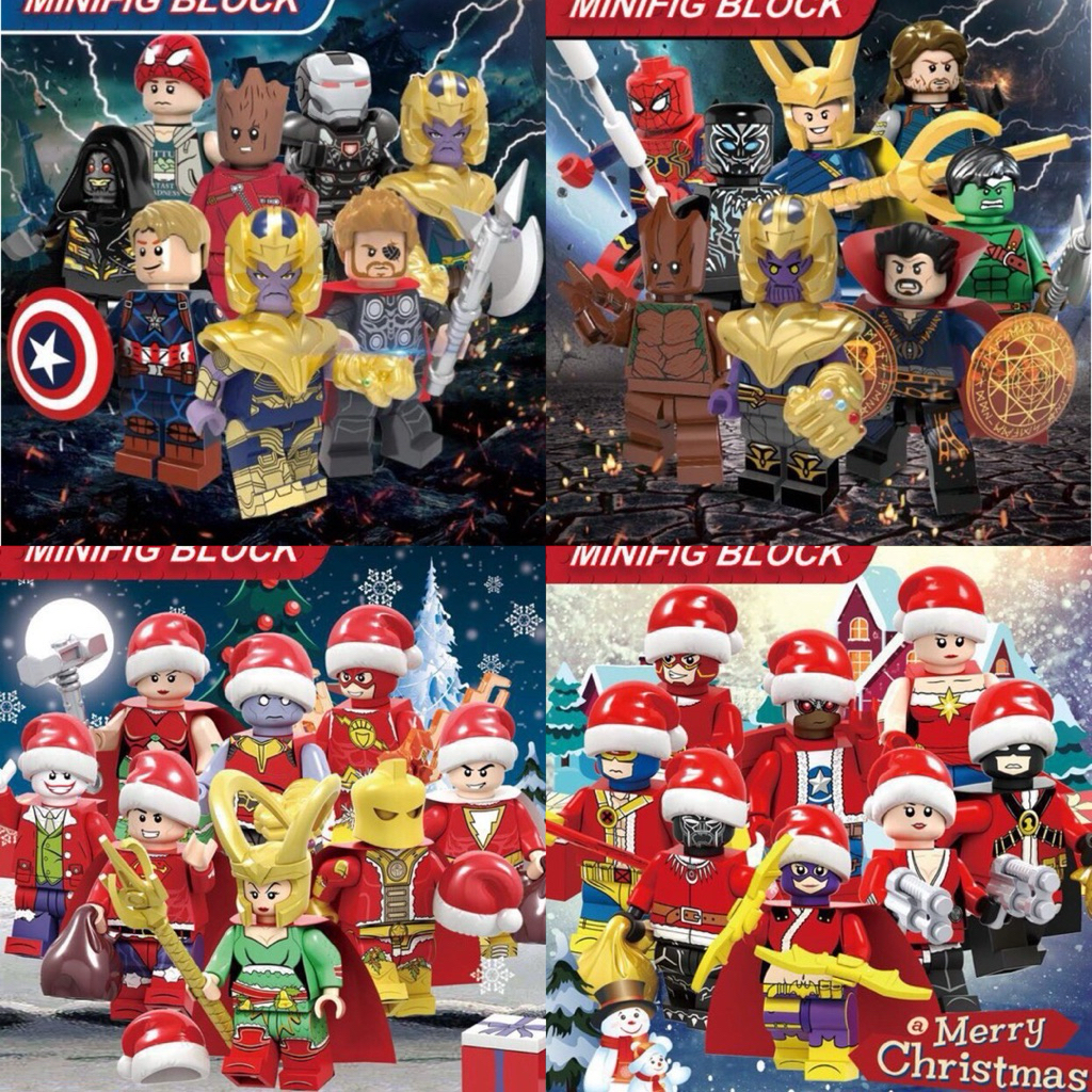 พร้อมส่งในไทย ได้ 1 ตัว จุ่มตัวต่อมินิฟิก Avengers