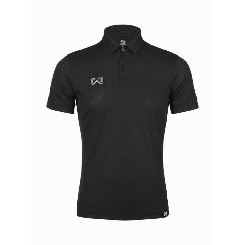 เสื้อสีดำ VAFFLE POLO SHIRT รหัสสินค้า WA-222PLACL34