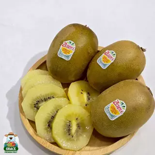 กีวี่ นิวซีแลนด์ สีเขียว/สีทอง แบรนด์ Zespri พรีเมี่ยม