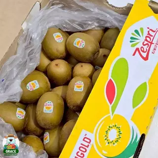 กีวี่ นิวซีแลนด์ สีเขียว/สีทอง แบรนด์ Zespri พรีเมี่ยม
