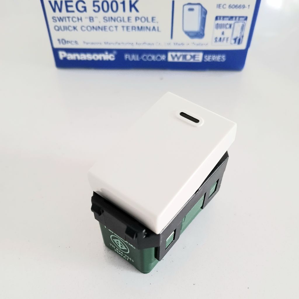Panasonic สวิตช์เดี่ยว WEG5001K