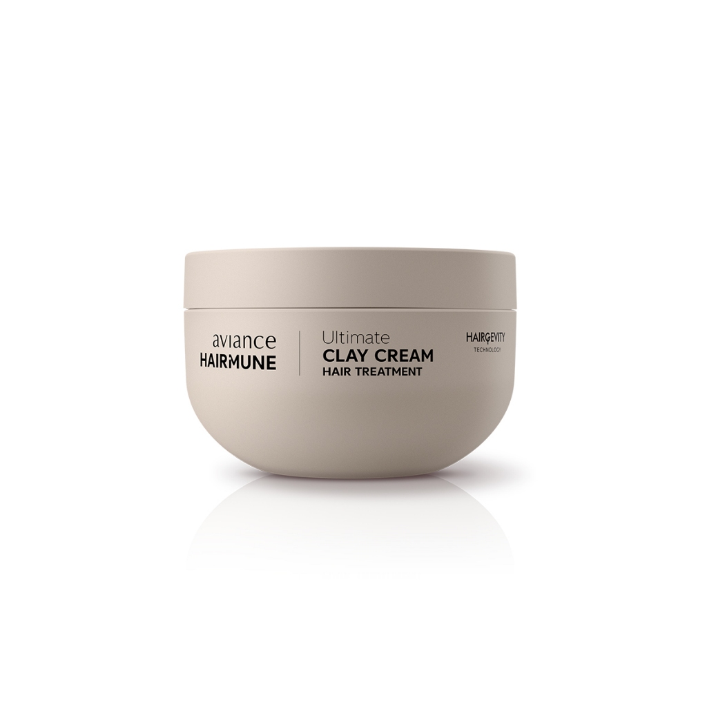 อาวียองซ์ แฮร์มูน อัลติเมท เคลย์ครีม แฮร์ทรีตเมนต์ ทรีตเมนต์เนื้อเคลย์ครีม สูตรเข้มข้นสำหรับผมธรรมดา ผมทำสี ผมแห้งเสีย
