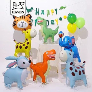 บอลลูนเดินสัตว์ ล้อแมวกระต่ายไดโนเสาร์บอลลูน พร็อพถ่ายรูป ขอ…