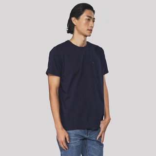 John Henry เสื้อยืดผู้ชาย ทรงเข้ารูป รุ่น JH F425MTSSM11 - สีกรมท่าเข้ม