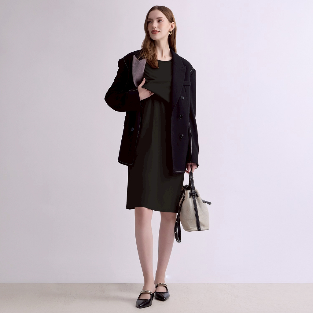 Nitan (นิทาน) เดรสให้นม ชุดคลุมท้อง รุ่น Sunrose Maternity and Nursing Dress