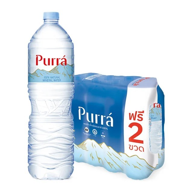 เพอร์ร่า น้ำแร่ธรรมชาติ 1.5 ล. x 6 ส่งด่วน  ส่งไว ได้รับของภายในวัน