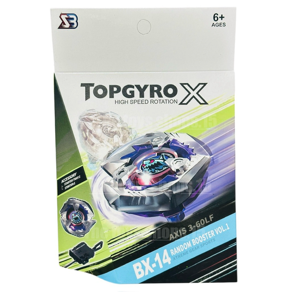 เบเบลดเหล็ก BX-14 ชาร์คเอจ shark edge สินค้าพร้อมเล่น มีที่ชูทมีสายดึง สินค้าตรงปก