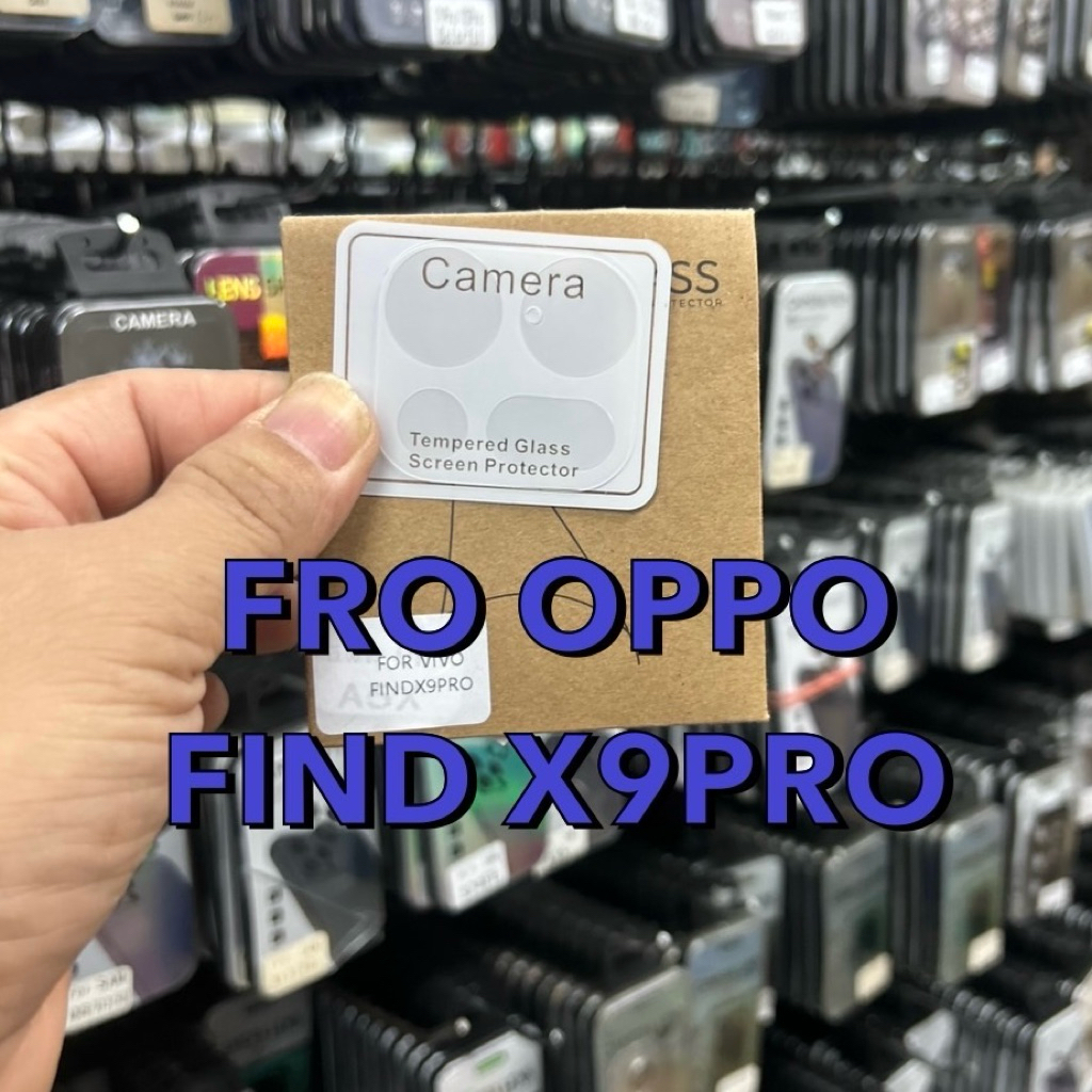 ฟิล์มกระจกเลนส์กล้องLENS รุ่น OPPO Find X9 / Find X9pro !ตรงรุ่น! ฟิล์มครอบเลนส์กล้อง สินค้าพร้อมจัดส่งในไทย