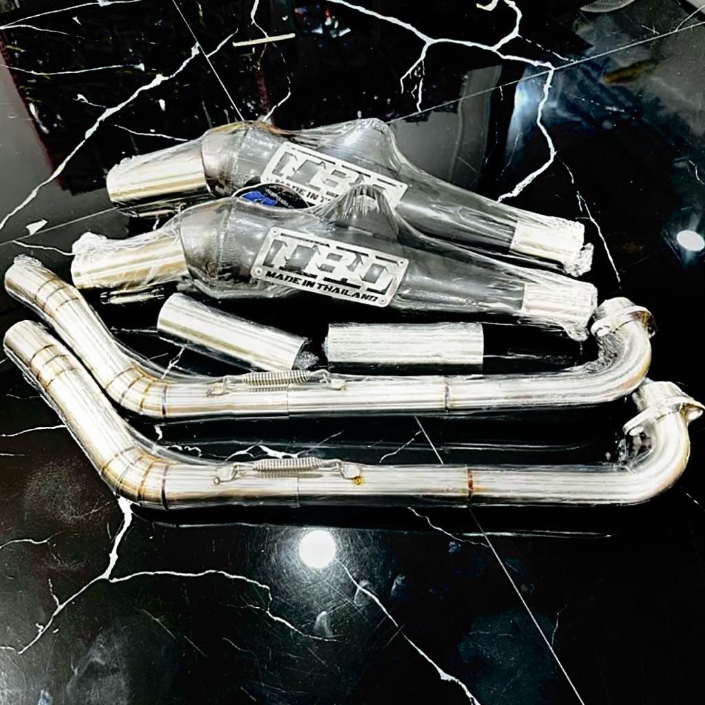 ท่อเชง ท่อแข่ง งานTBD 53 W110i,Dream110i แข่ง 201m 402m 1000m ใช้ใบเดียวกัน แถมจุกต่อท้ายยาว