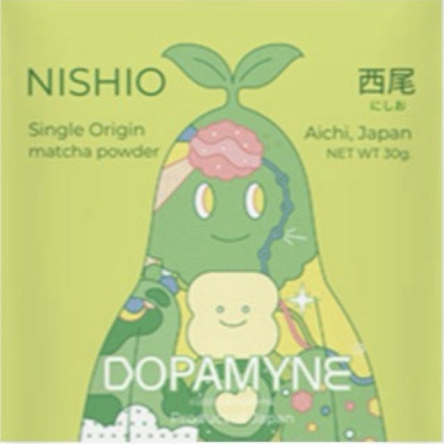 DOPAMYNE | NISHIO MATCHA stone-milled | Nishio, Aichi, Japan  นิชิโอะมัทฉะ สำหรับชงเพียว