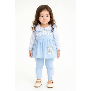 ต.1 ใหม่ล่าสุด Bno ชุดเซ็ทเสื้อกางเกงเด็กหญิง 1-5 ขวบ