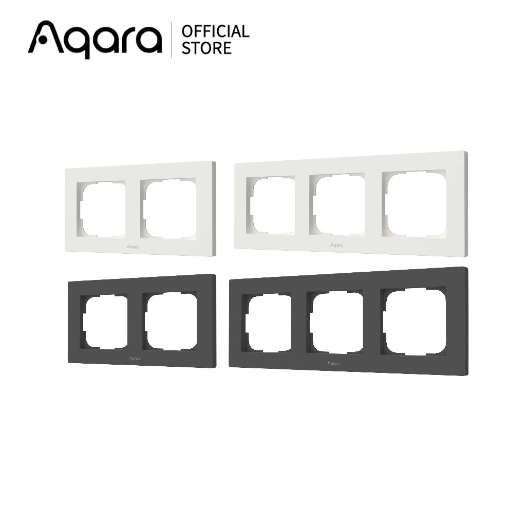 Aqara Switch Frame H2 EU เฟรมสวิตช์สำหรับ Light Switch H2 EU ดีไซน์พรีเมียม มาตรฐานยุโรป