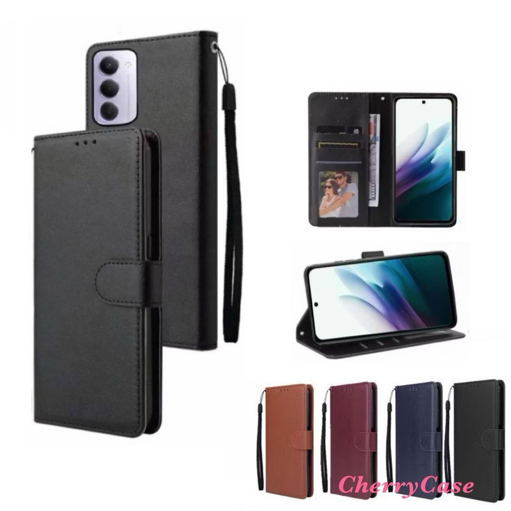 เคสฝาพับ Redmi 15 ( 4G) / Redmi 15 5G / Redmi 15c  มีสายห้อย  กันกระแทก มีช่องใส่นามบัตร ปกป้องหน้าจอ