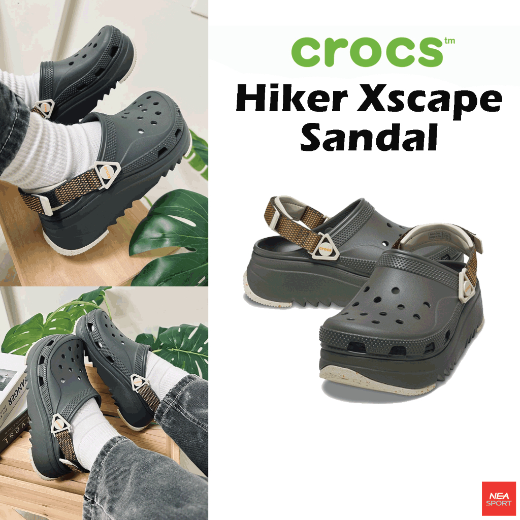 [ลด30% เก็บโค้ด 2509FASHDD] CROCS Hiker Xscape Clog รองเท้า เสริมส้น 5 ซม คร็อคส์ แท้ รุ่นฮิต ได้ทั้