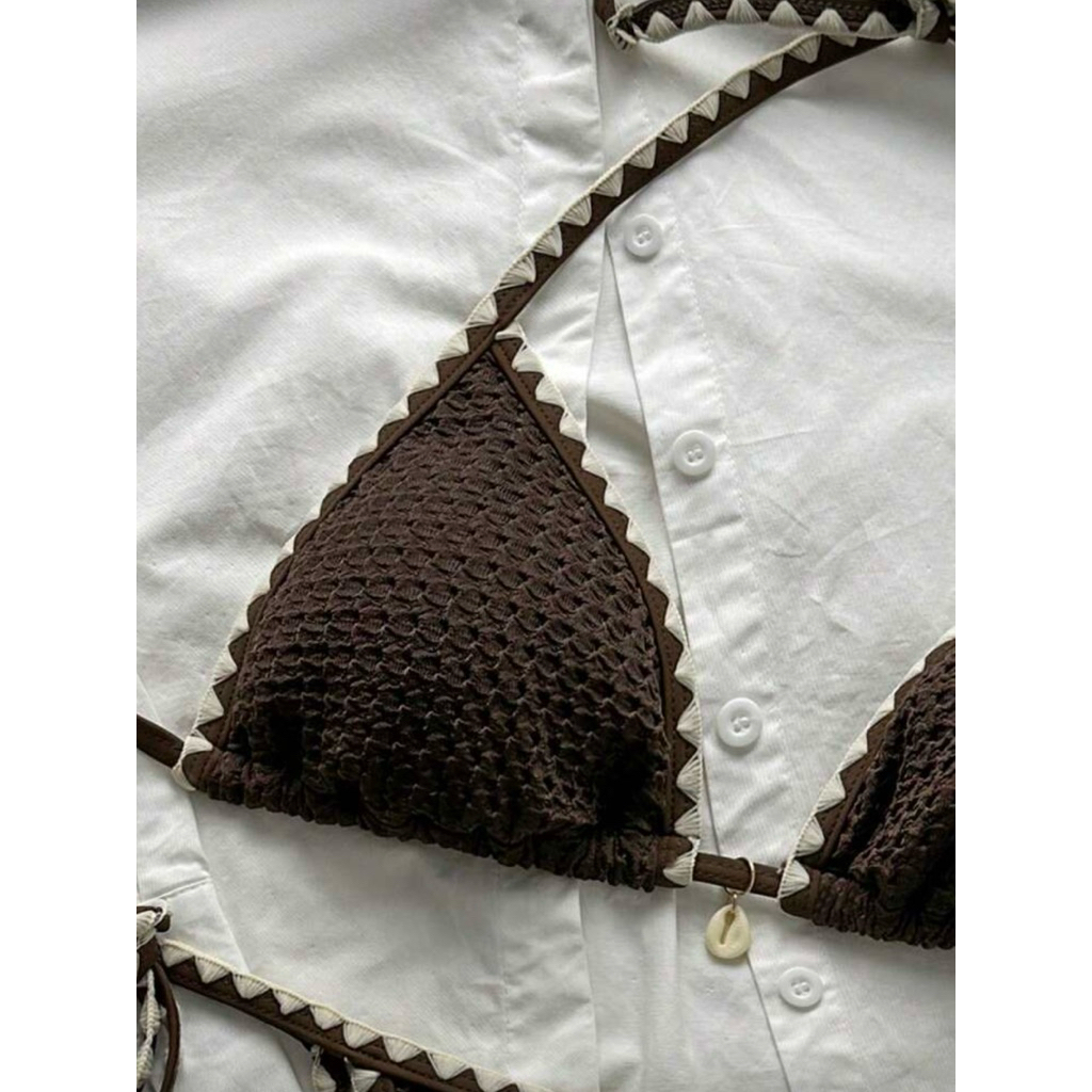 KOBE-9911 🤎 รุ่น Bali Kiss บาหลีคิส 🤎 บิกินี่รุ่นใหม่แซ่บสุดซีซั่น 🇹🇭 พร้อมส่งจากไทย - รูปที่ 7