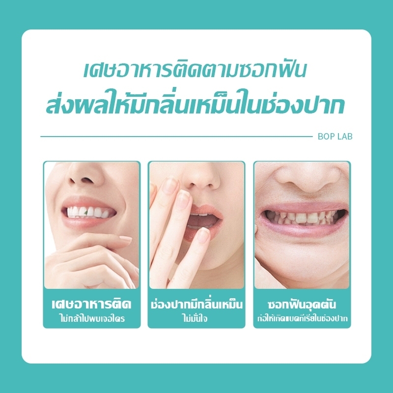Jasmeen ไหมขัดฟันชนิดด้าม ใช้งานสะดวก