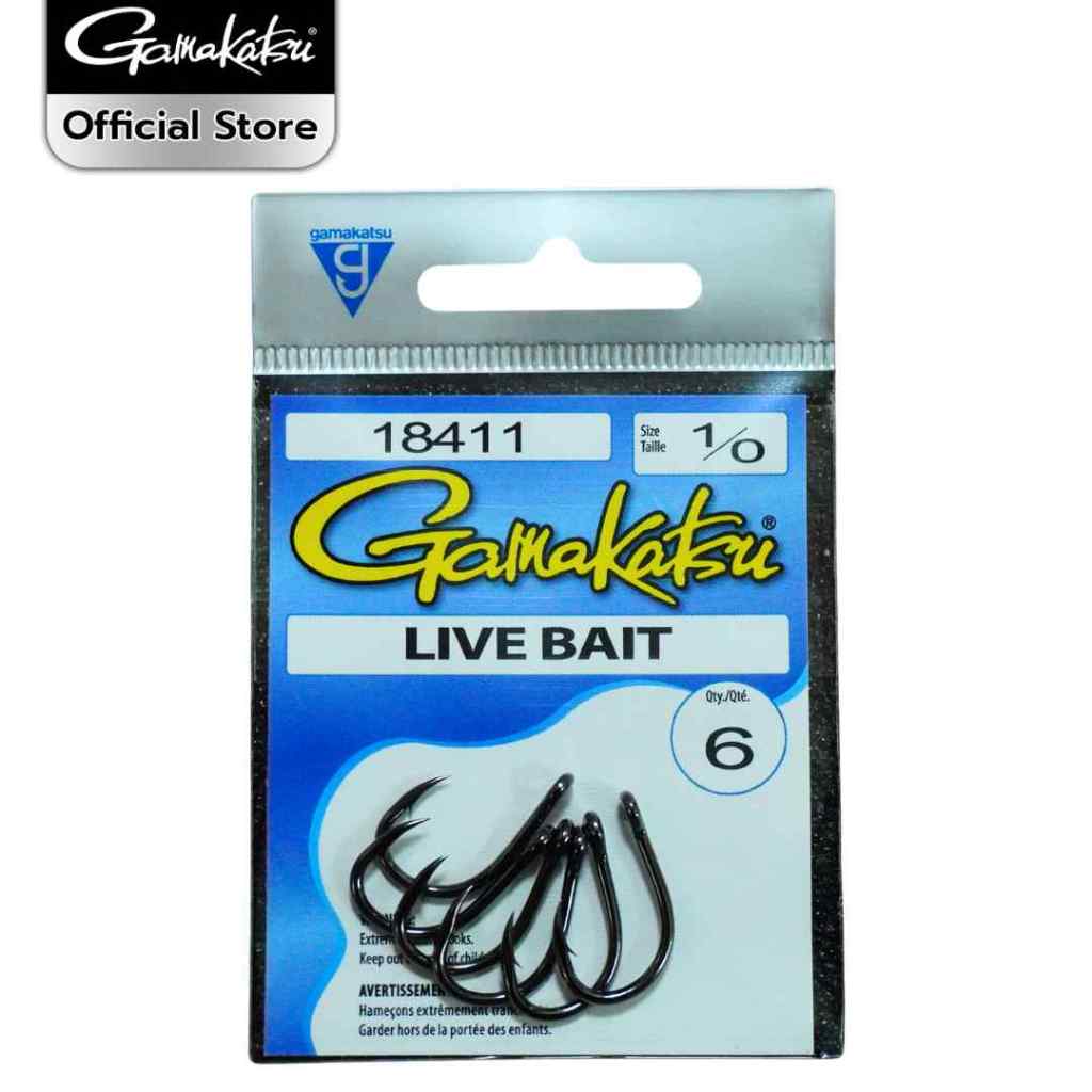 Gamakatsu Live Bait Hook NSB - เบ็ดตกปลาทะเล