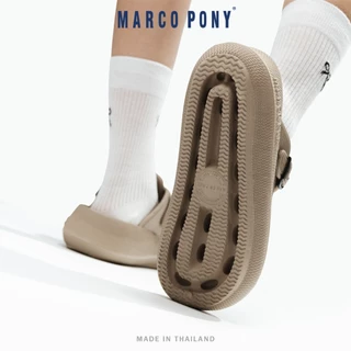 Marco Pony รองเท้าแตะผู้หญิง กันลื่น รองเท้าแตะหัวโต พื้นหนา วัสดุ EVA สะดวกสบายทุกฤดู ลำลอง MH9029