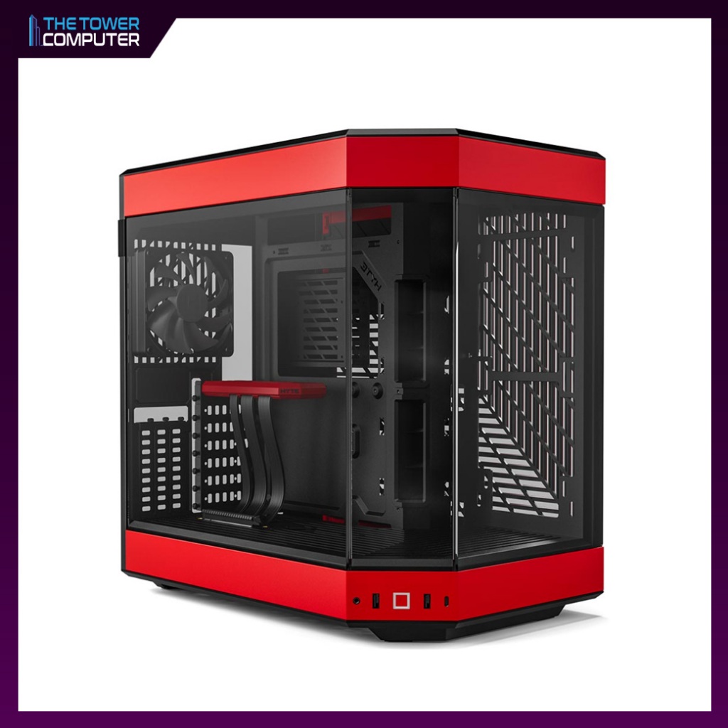 เคสคอมพิวเตอร์ CASE HYTE Y60 BLACK/RED