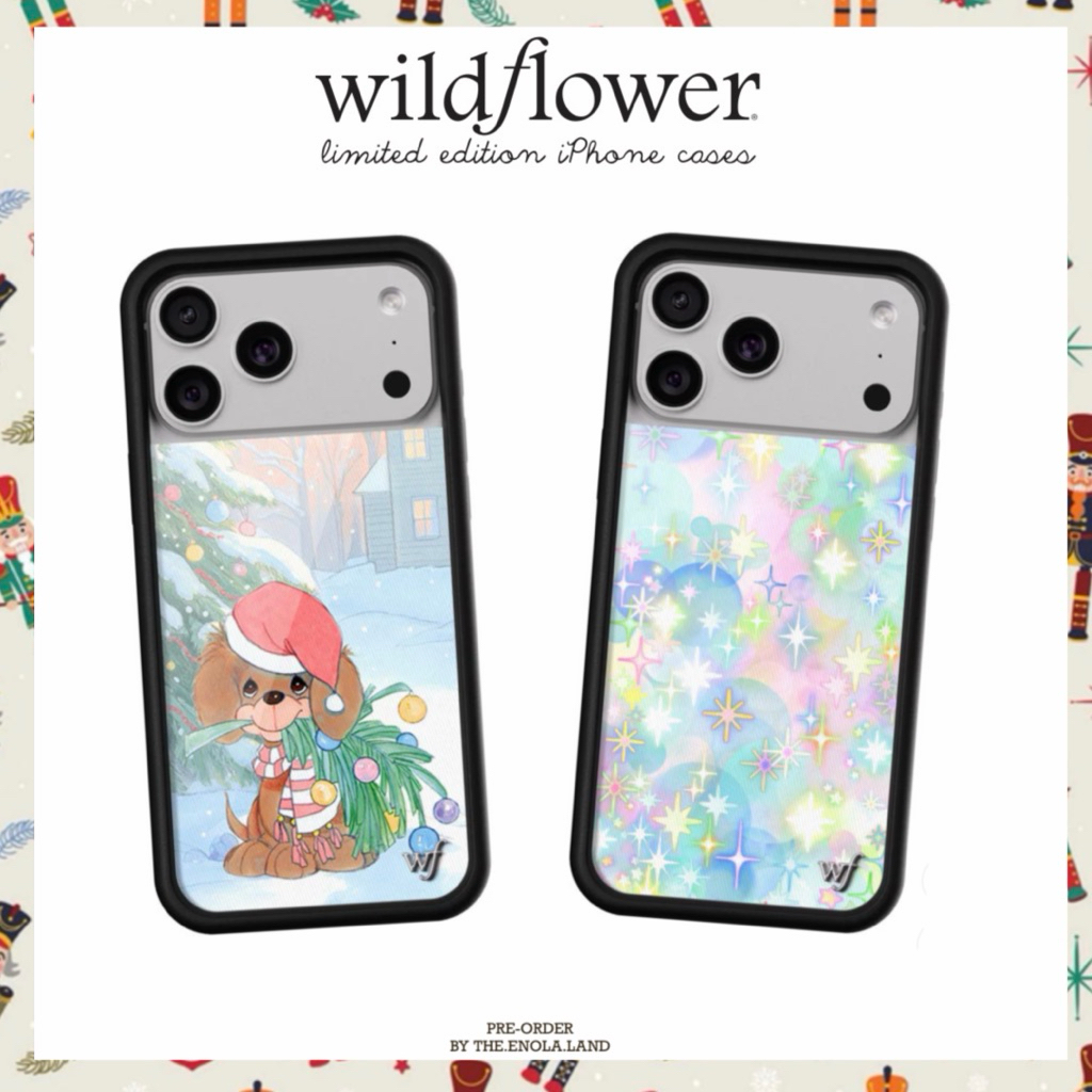 🎄── Pre-Order ☃️🐶New drop Colab 💭Wildflower cases 🇺🇸 📬จัดส่งธรรมดา