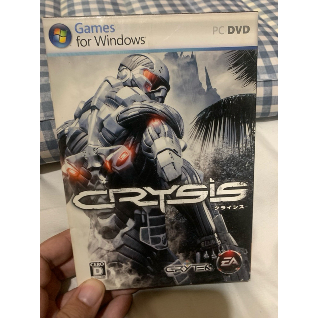🌟 [สินค้าสะสม] Crysis (クライシス) - PC DVD-ROM ฉบับภาษาญี่ปุ่นสมบูรณ์, ต่างประเทศขายอยู่หลายพัน