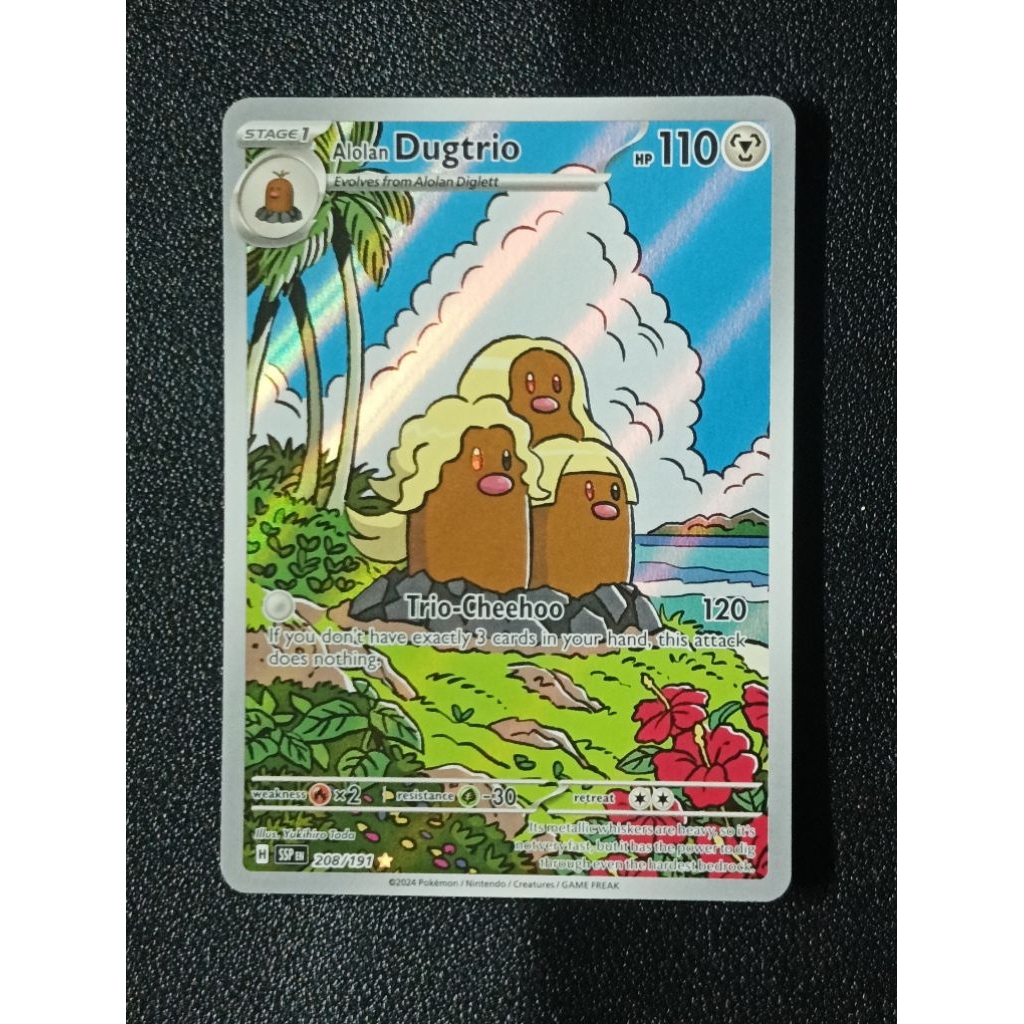 Alolan Dugtrio 208/191 IR ENG