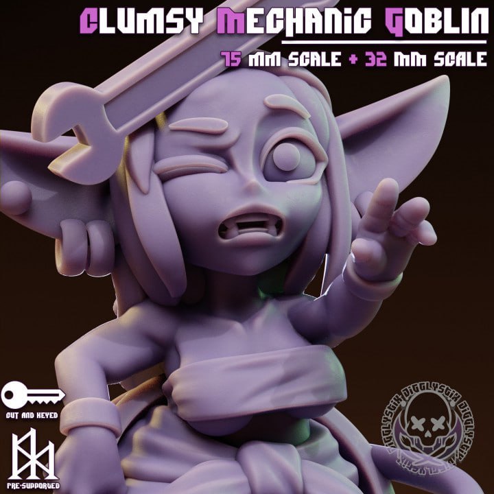 The Goblin Vol.2 : Miniature : Resin โมเดลบอร์ดเกม ผลิตตามสั่ง Tabletop Class DnD