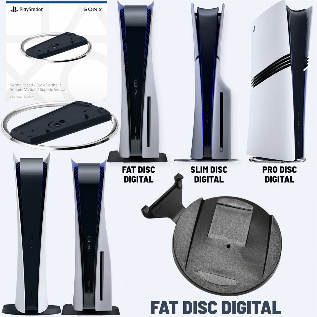 ขาตั้งเครื่อง PLAYSTATION 5 [ FAT DISC/DIGITAL ] [ SLIM DISC/DIGITAL ] [ PRO DISC/DIGITAL ] VERTICAL