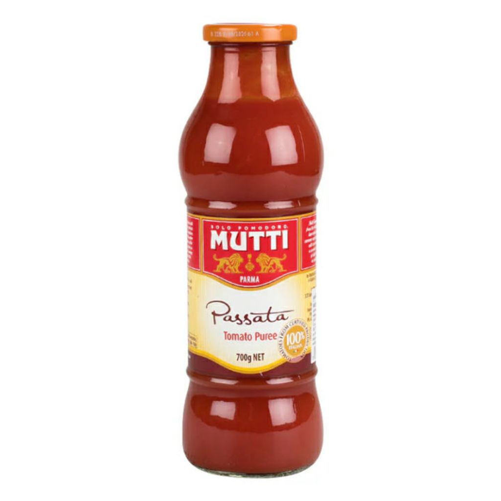 ￼มัตติ ซอสมะเขือเทศบด 700 กรัม - Passata Tomato Puree 700g Mutti brand