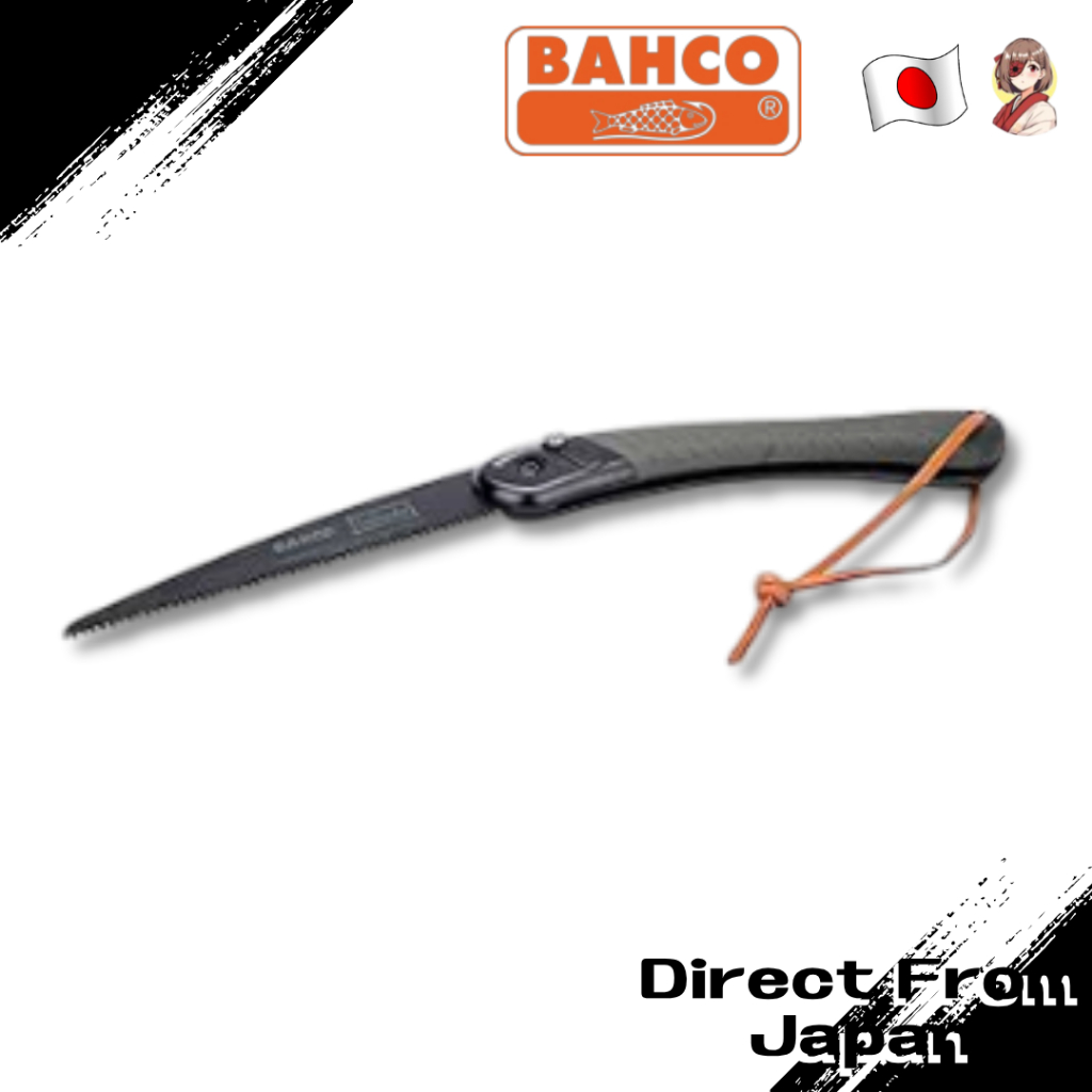 BAHCO เลื่อยพับตัดกิ่ง 396-LAP ใบมีดเหล็กความเร็วสูง 190 มม. พกพาง่าย ตัดลื่น【Direct From Japan】