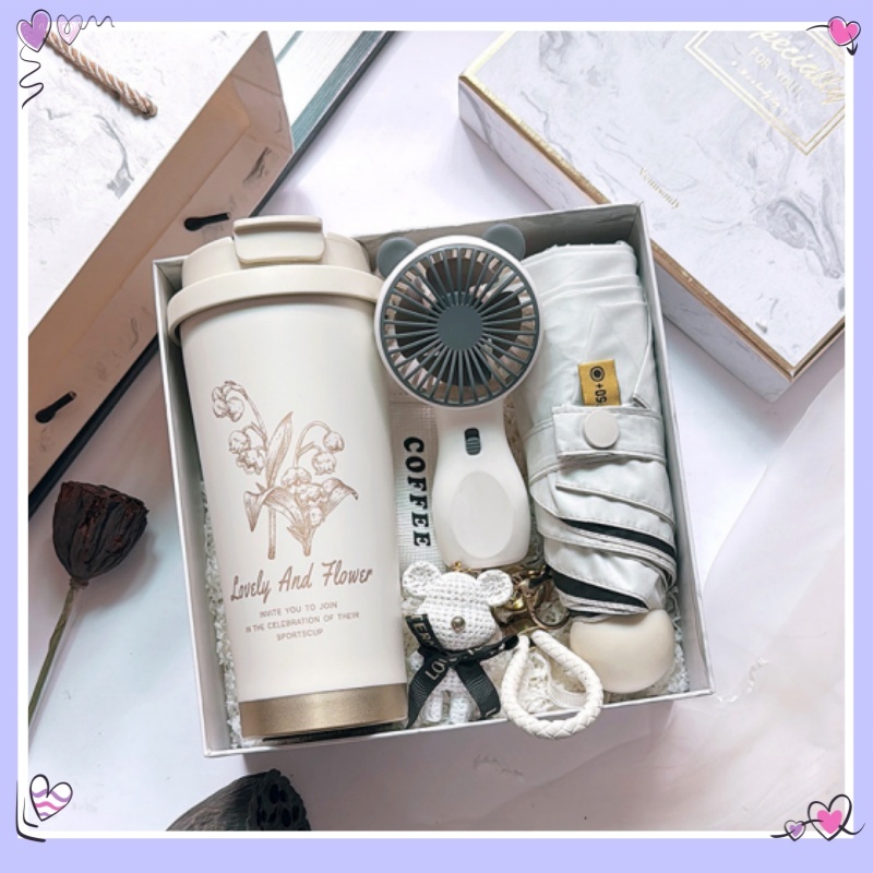 Gift Set ของขวัญแต่งงาน กล่องของขวัญลูกค้าองค์กร ของขวัญคู่รักเพื่อน ของขวัญแม่ ของขวัญเด็ก Gift, Cup Box, White Cup