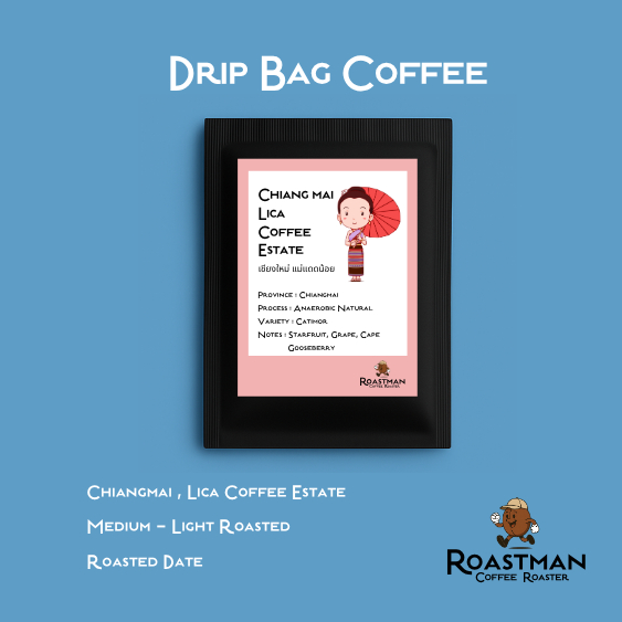Roastman - กาแฟดริป เชียงใหม่ Lica Coffee Estate  (Chiang Mai, Thailand)