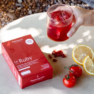 Plantogenic - Le Ruby ผงผักผลไม้สีแดง บีทรูท มะเขือเทศ ตังกุย รวม 13 ชนิด บำรุงเลือด สดชื่น ไม่เติมน้ำตาล (Plant-based)