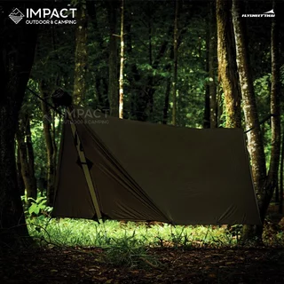 [คุ้มกว่า] Flysheetthai ทาร์ปสำหรับเปล เดินป่า 15D Ripstop 3.6 x 3 M