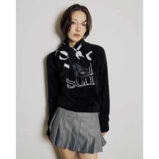 maison KEEPS | maison Logo Knitted Scarf | ผ้าพันคอ